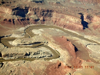 Flying with LaVar Wells - Dirty Devil River - aerial