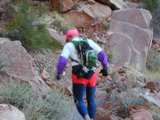 694 6bg. Canyonlands National Park - Lathrop Trail hike - Adam (tripod)
