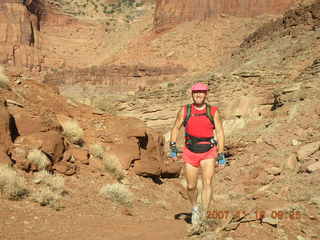 705 6bg. Canyonlands National Park - Lathrop Trail hike - Adam (tripod)