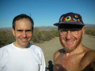 Greg and Adam near Globe, Arizona