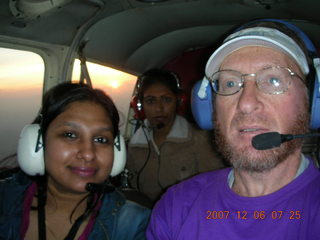 Bill, John, Adam flying in N4372J
