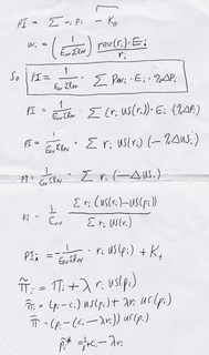 retail price optimization math notes