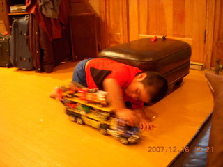 Gaby and many toys