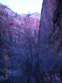 3 6cw. Zion National Park - low-light, pre-dawn Virgin River walk