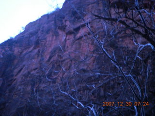 Zion National Park - low-light, pre-dawn Virgin River walk