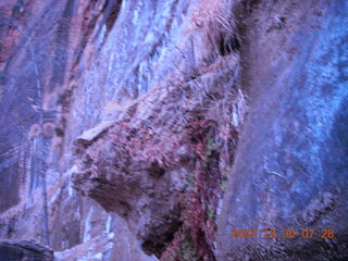 12 6cw. Zion National Park - low-light, pre-dawn Virgin River walk