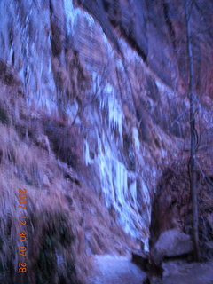 Zion National Park - low-light, pre-dawn Virgin River walk