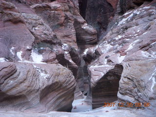 Zion National Park- Observation Point hike - slot canyon