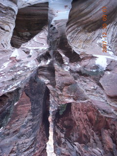 Zion National Park- Observation Point hike - slot canyon