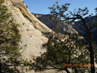 Zion National Park- Observation Point hike - slot canyon