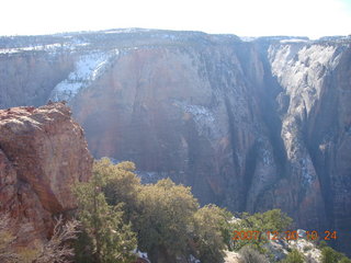 122 6cw. Zion National Park- Observation Point hike - view from the top