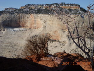 134 6cw. Zion National Park- Observation Point hike - view from the top