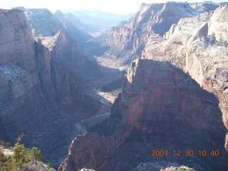 143 6cw. Zion National Park- Observation Point hike - view from the top