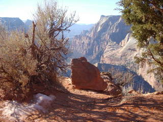 144 6cw. Zion National Park- Observation Point hike - view from the top