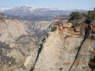 153 6cw. Zion National Park- Observation Point hike - view from the top