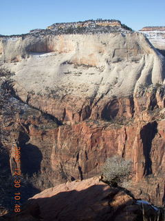 155 6cw. Zion National Park- Observation Point hike - view from the top