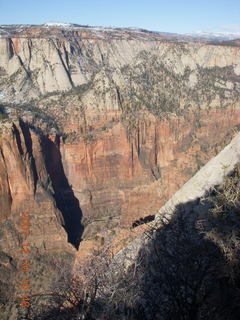 Zion National Park- Observation Point hike - Adam - view from the top