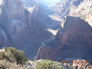 161 6cw. Zion National Park- Observation Point hike - view from the top