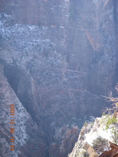 Zion National Park- Observation Point hike - view from the top