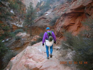 224 6cw. Zion National Park- Observation Point hike (old Nikon Coolpix S3) - Adam