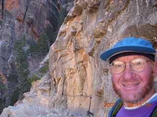 308 6cw. Zion National Park- Hidden Canyon hike - Adam