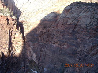 Zion National Park- Hidden Canyon hike - chains