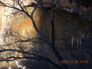 Zion National Park- Hidden Canyon hike - down the stairs