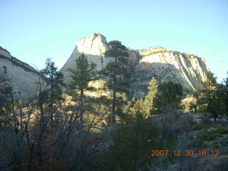 380 6cw. Zion National Park - driving on the road