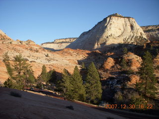 389 6cw. Zion National Park - driving on the road