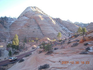 Zion National Park - driving on the road