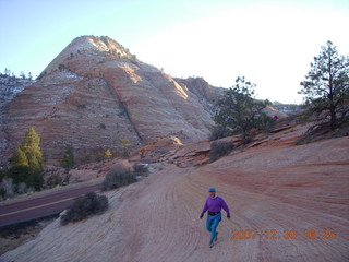 Zion National Park - slickrock - Adam