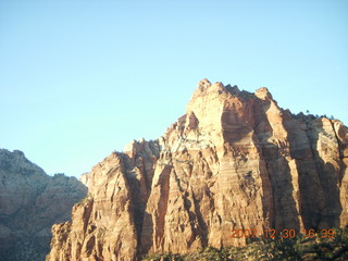 Zion National Park - driving on the road - tunnel