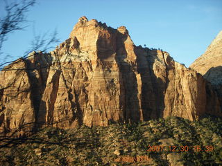 423 6cw. Zion National Park - driving on the road