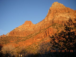 434 6cw. Zion National Park - Watchman Trail hike at sunset