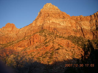 Zion National Park - Watchman Trail hike at sunset