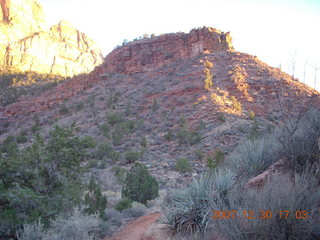 438 6cw. Zion National Park - Watchman Trail hike at sunset