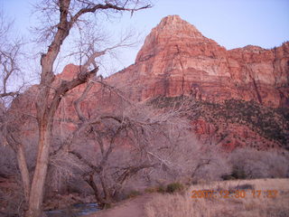 449 6cw. Zion National Park - Watchman Trail hike at sunset