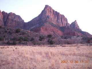 451 6cw. Zion National Park - Watchman Trail hike at sunset