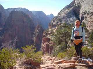 793 6cx. Zion National Park - sunrise Angels Landing hike - Adam