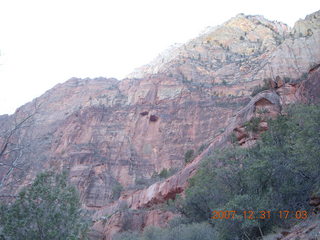 Zion National Park - sunset along the Virgin River