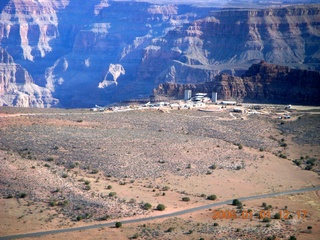40 6d1. aerial - Grand Canyon West - Skywalk