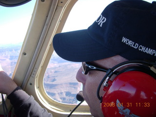 Aldo flying N4372J over grand canyon