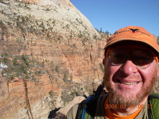 815 6ev. Zion National Park - Angels Landing hike - Adam