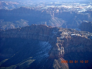 74 6f1. aerial - Utah near Zion National Park