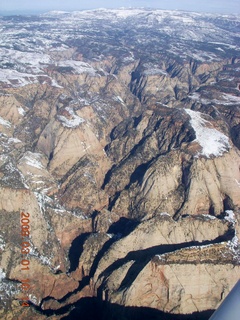 109 6f1. aerial - Zion National Park