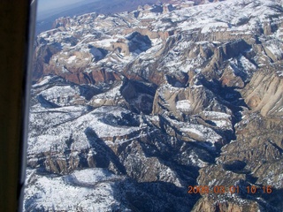 120 6f1. aerial - Zion National Park