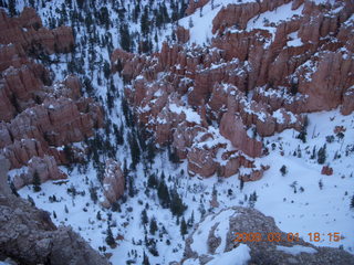 420 6f1. Bryce Canyon - sunset at Bryce Point