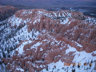 424 6f1. Bryce Canyon - sunset at Bryce Point