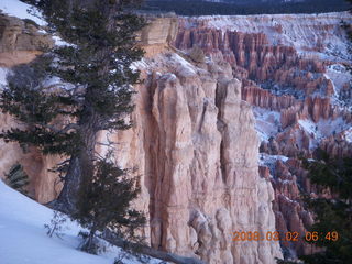 6 6f2. Bryce Canyon - dawn at Bryce Point