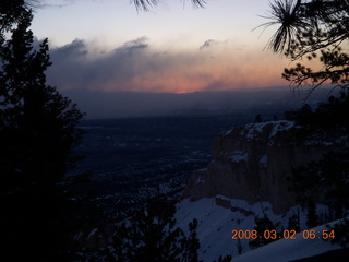 11 6f2. Bryce Canyon - sunrise at Bryce Point